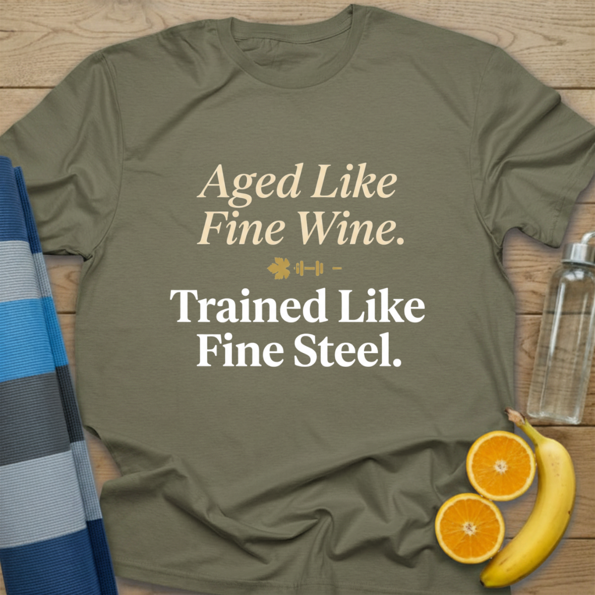 Aged Like Fine Wine Trained Like Fine Steel T-Shirt