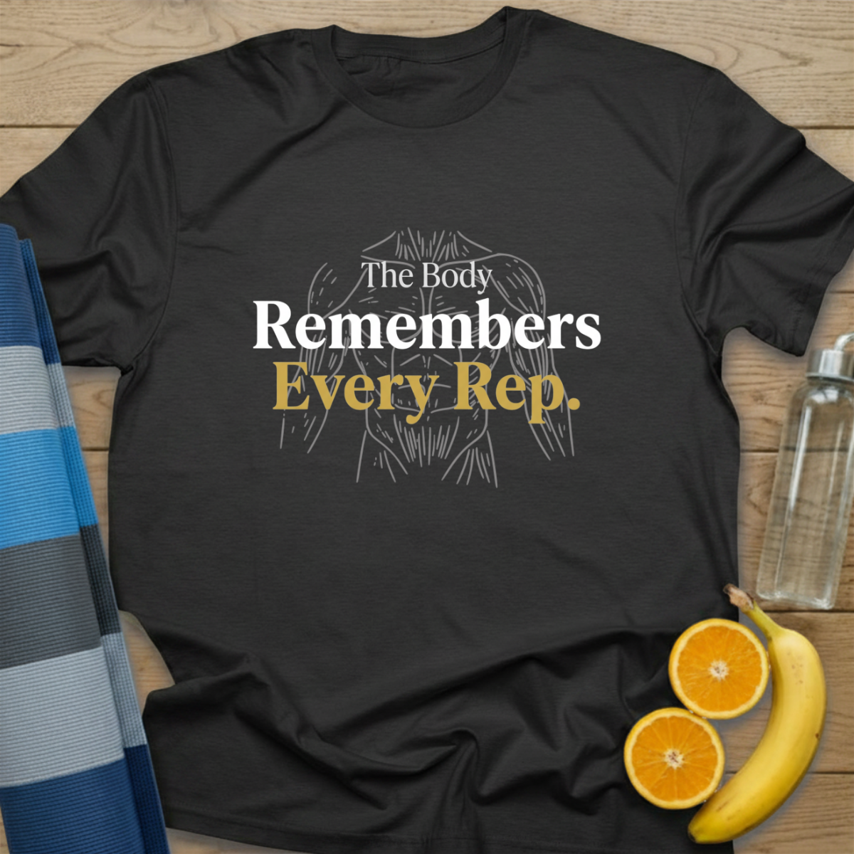 The Body Remembers Every Rep T-Shirt
