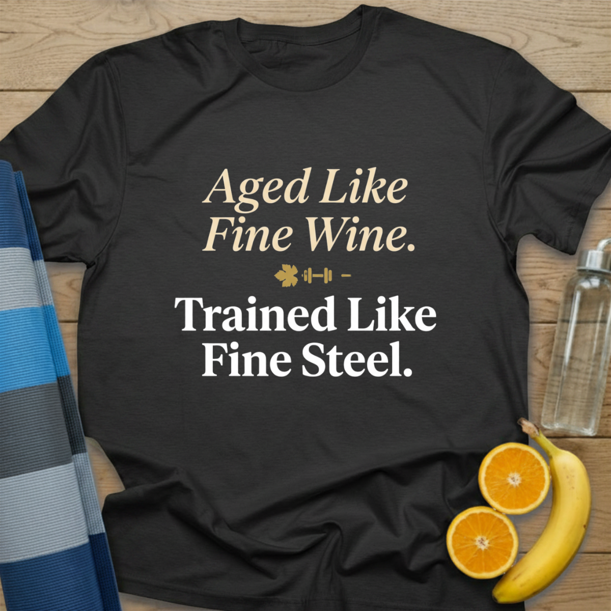 Aged Like Fine Wine Trained Like Fine Steel T-Shirt