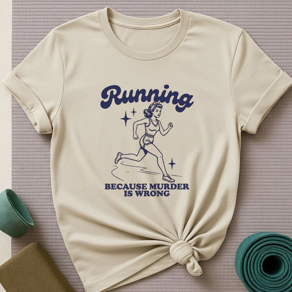 Running Because Murder is Wrong T-Shirt