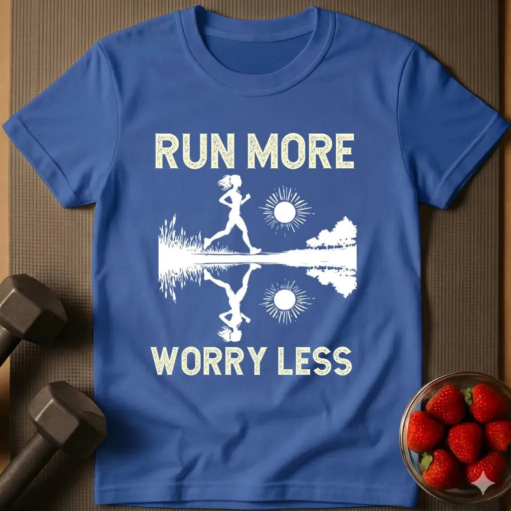 Run More Worry Less T-Shirt