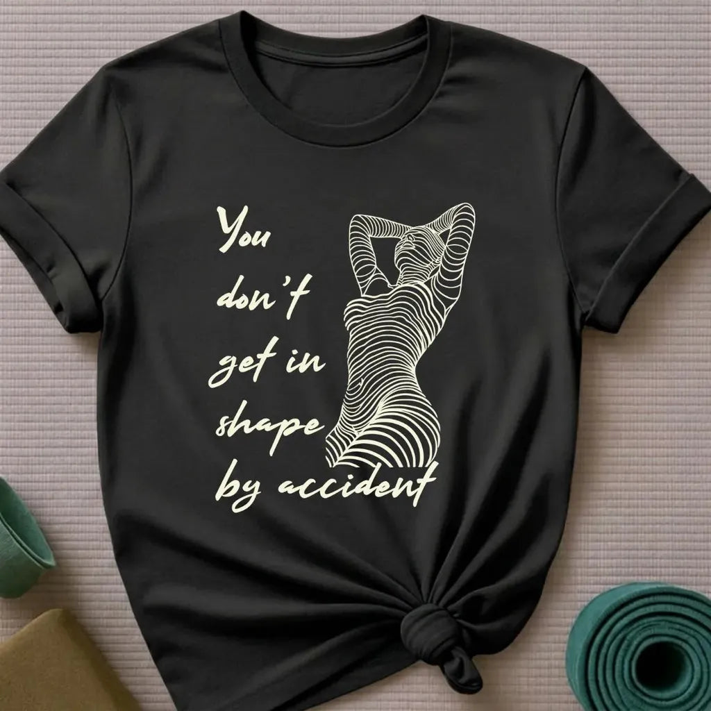 You Don't Get in Shape by Accident T-Shirt