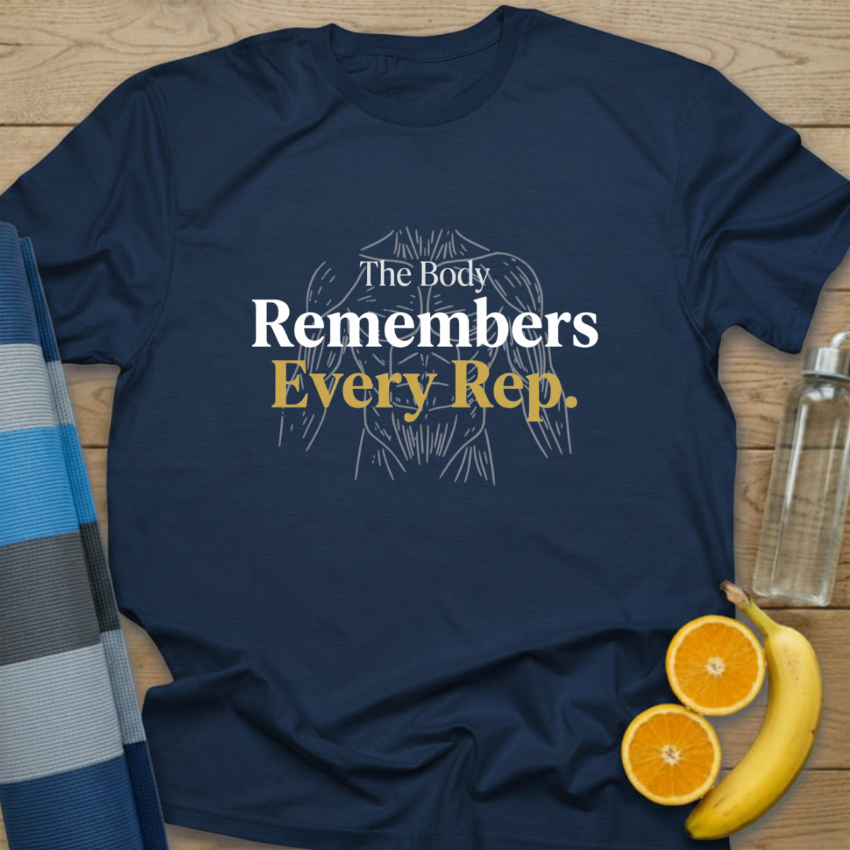 The Body Remembers Every Rep T-Shirt