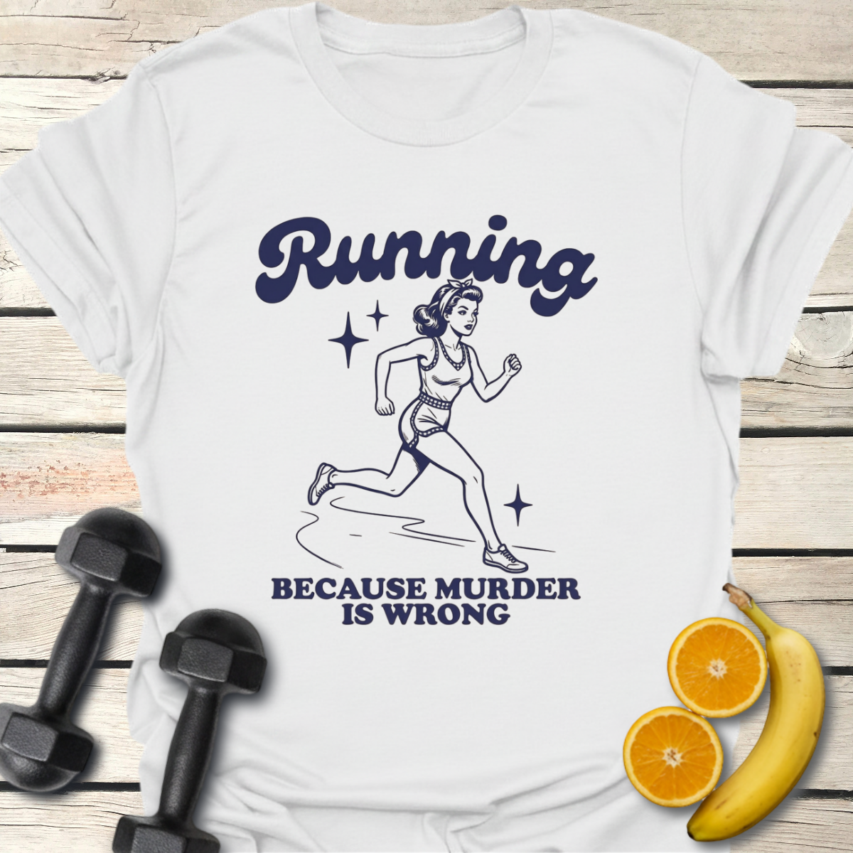 Running Because Murder is Wrong T-Shirt