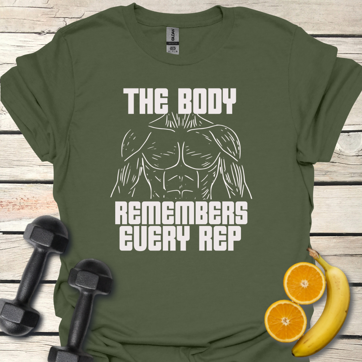 The Body Remembers Every Rep T-Shirt