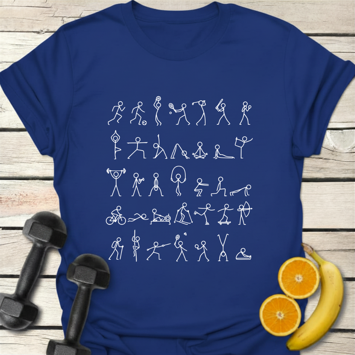 All-Sports Stick Figures T-Shirt
