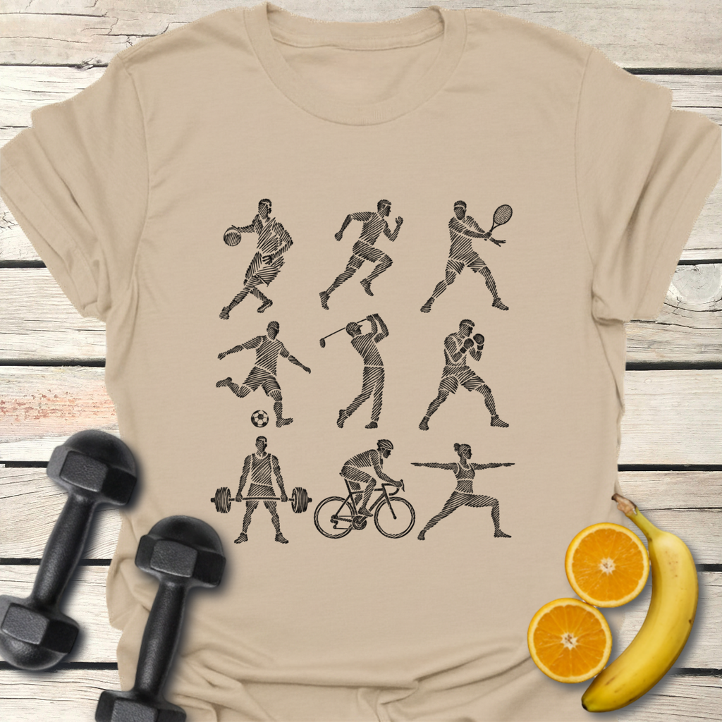 Multi-Sport Icons T-Shirt