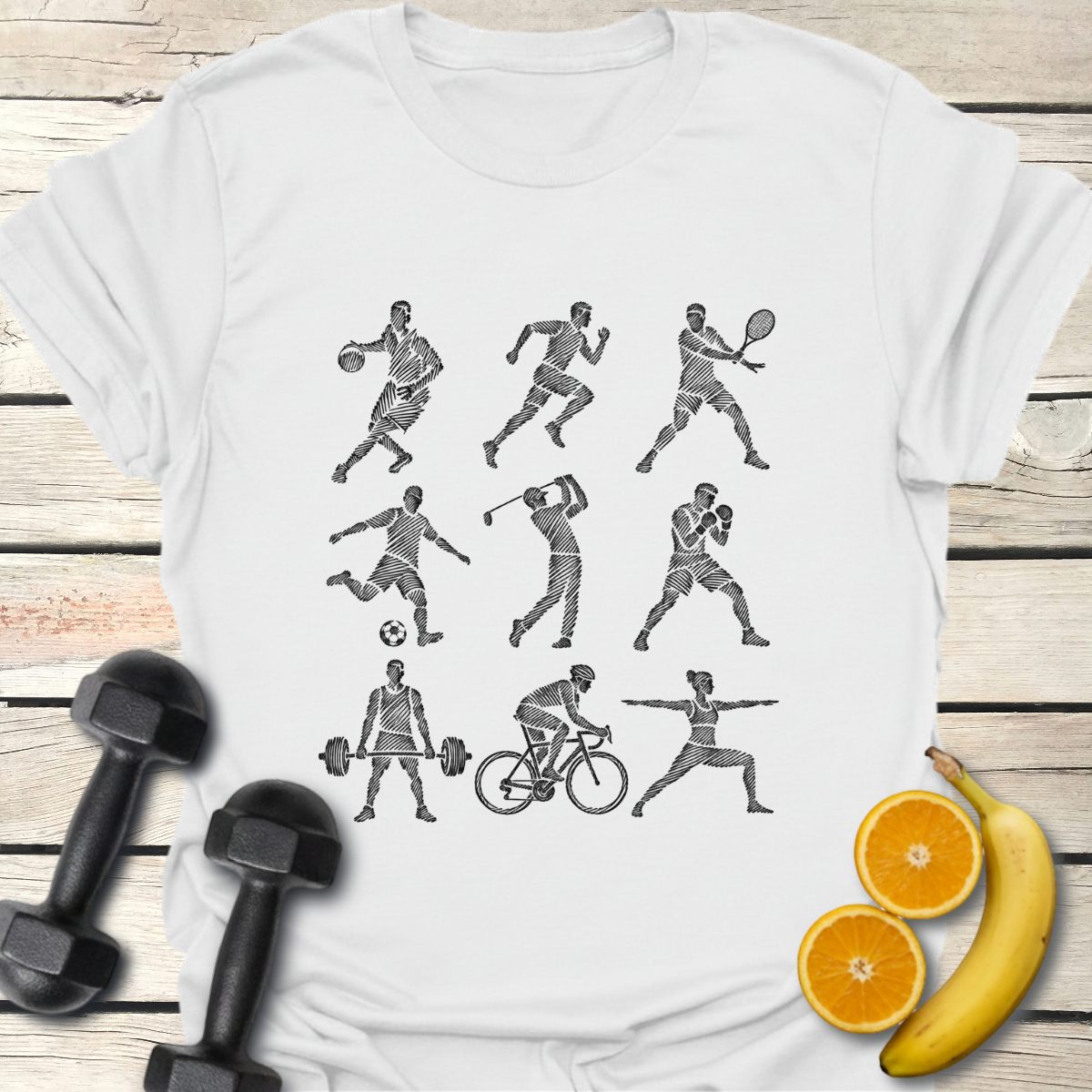 Multi-Sport Icons T-Shirt