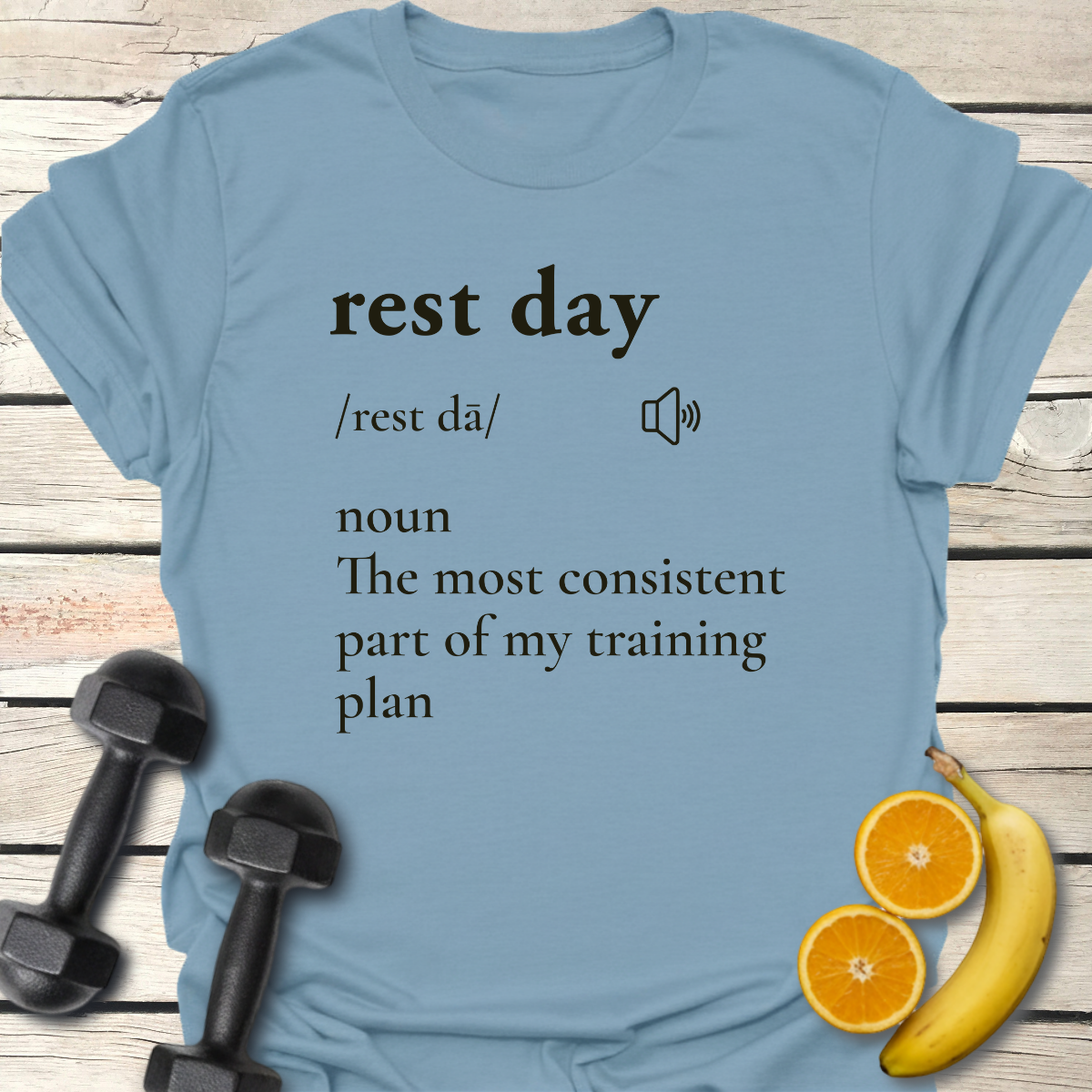 Rest Day Definition T-Shirt – Funny Workout Tee Over 40