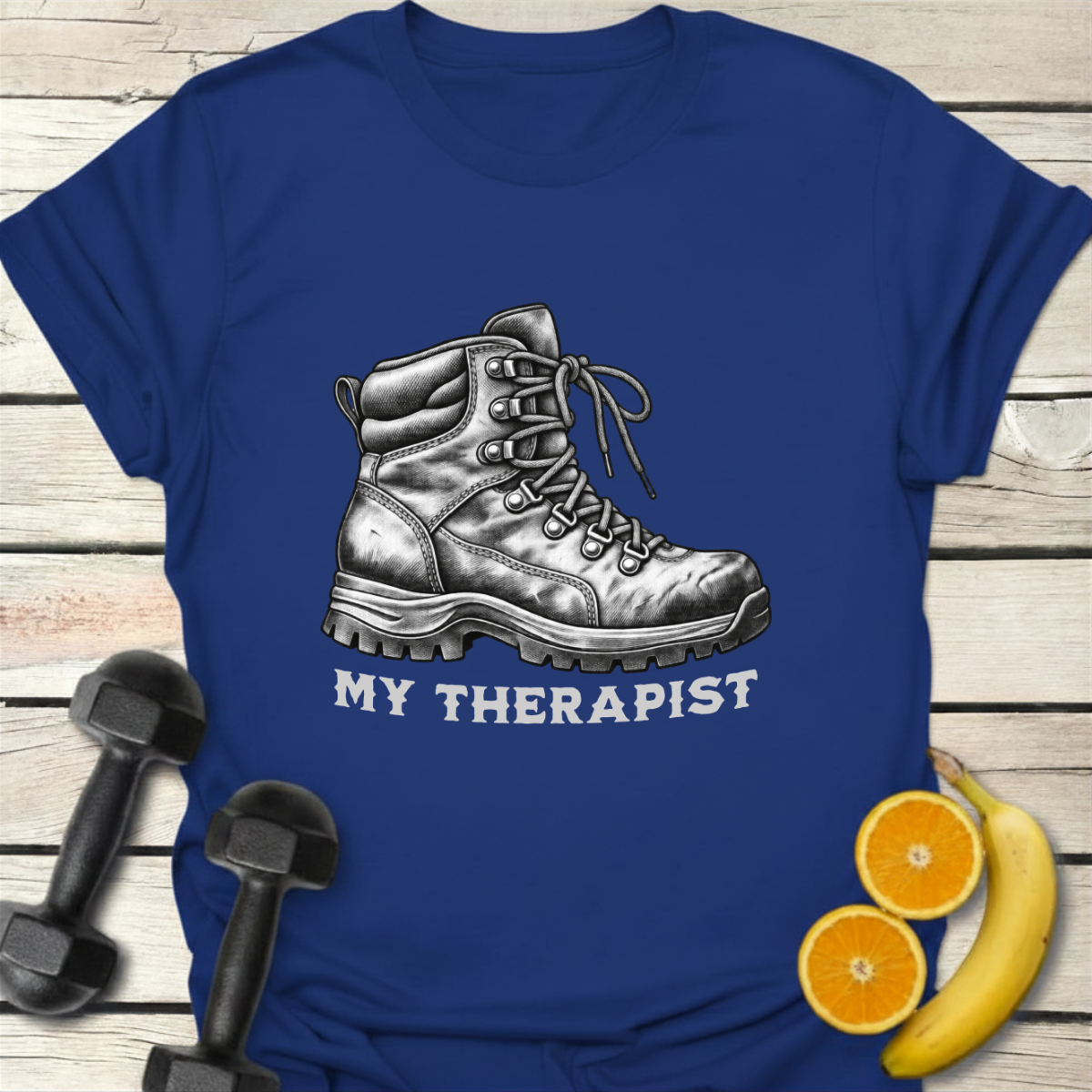 My Therapist Hiking Boot T-Shirt – Vintage Hiking Tee 40+