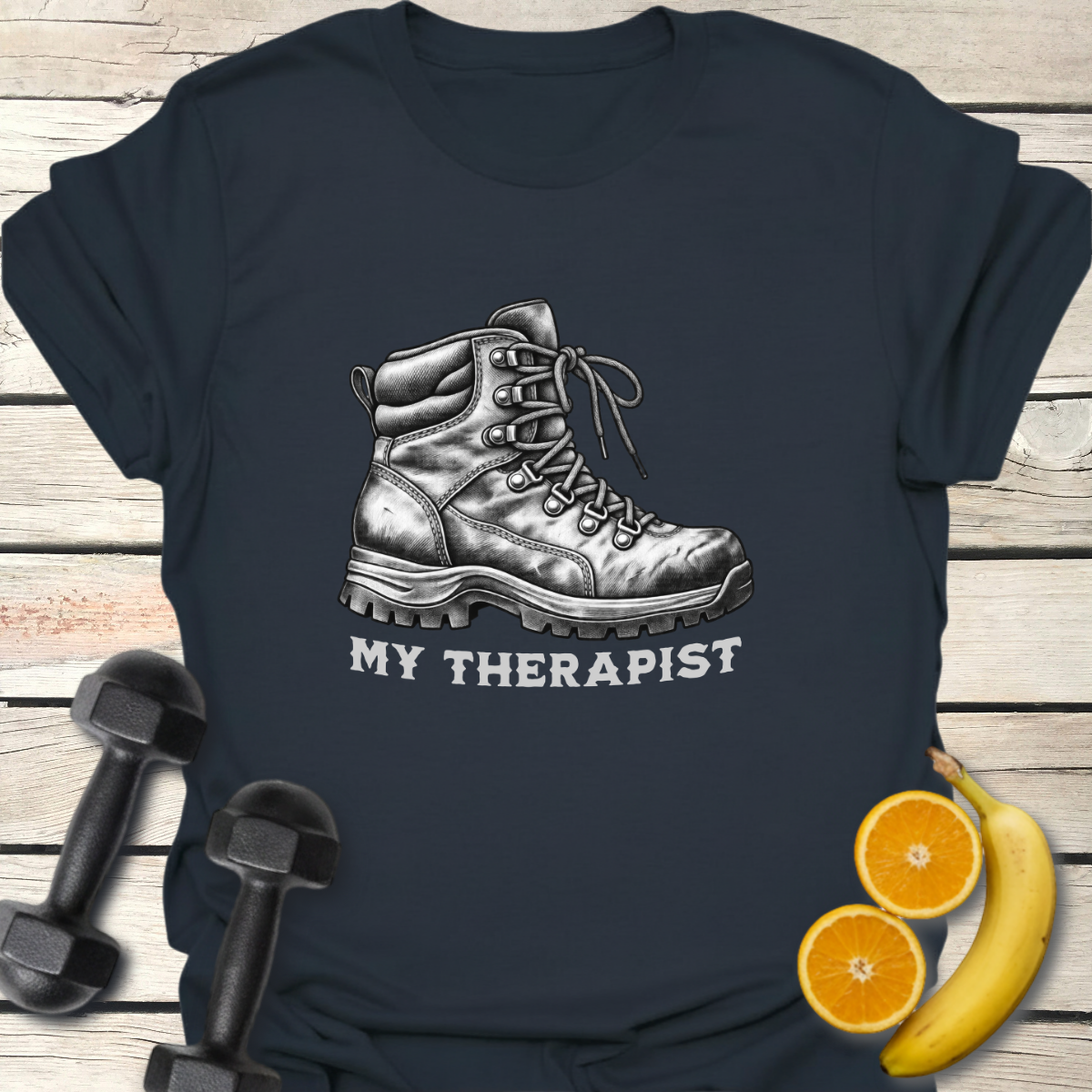 My Hiking Boot Is My Therapist T-Shirt