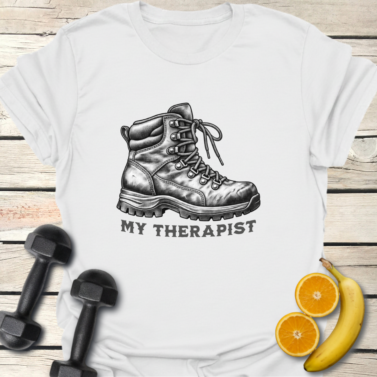 My Hiking Boot Is My Therapist T-Shirt