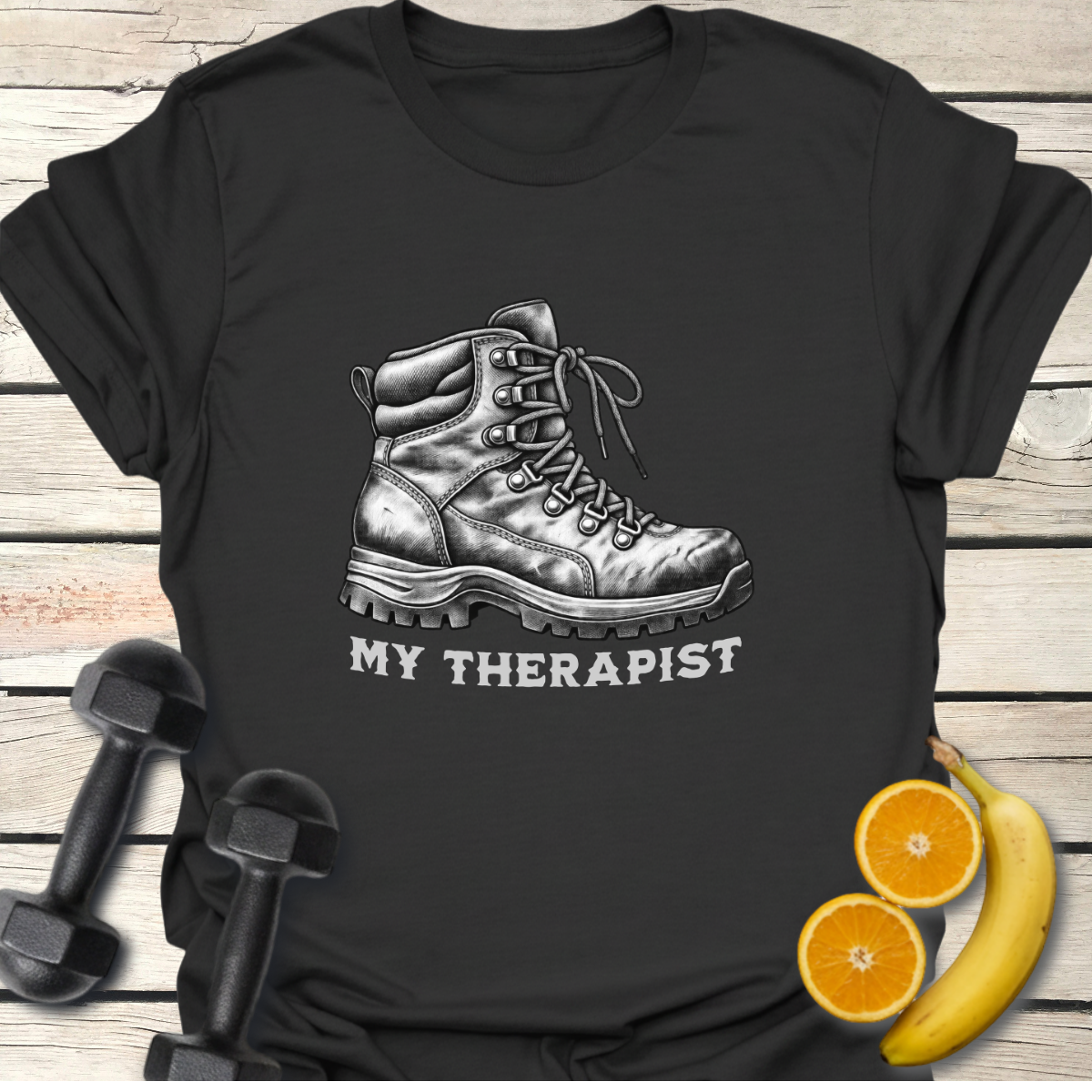 My Hiking Boot Is My Therapist T-Shirt
