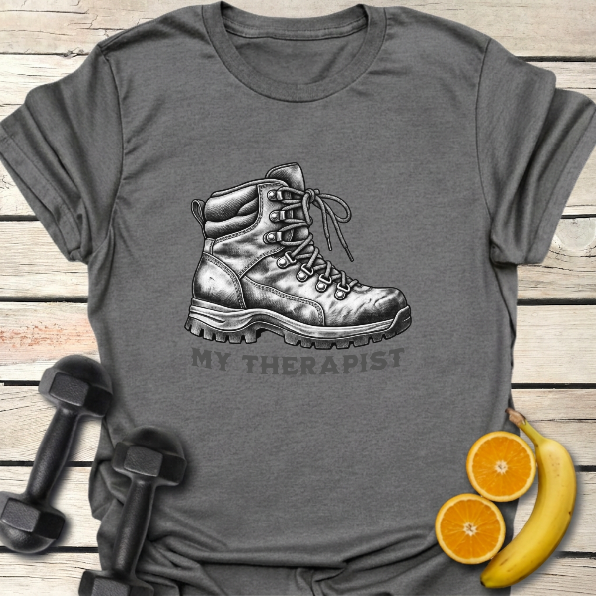 My Hiking Boot Is My Therapist T-Shirt