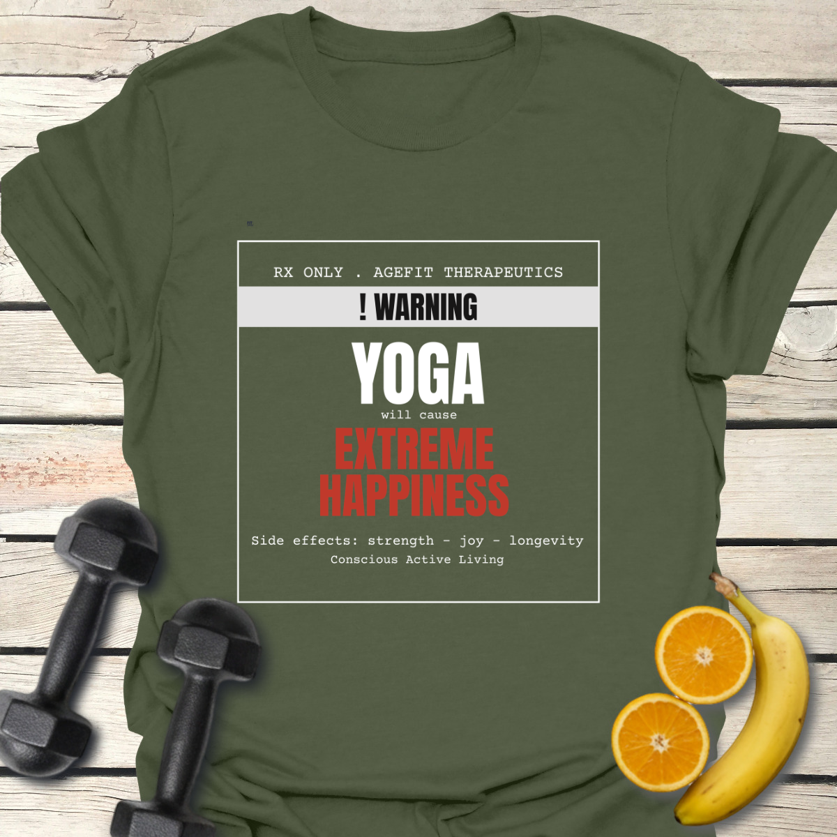 Warning Yoga Will Cause Extreme Happiness T-Shirt