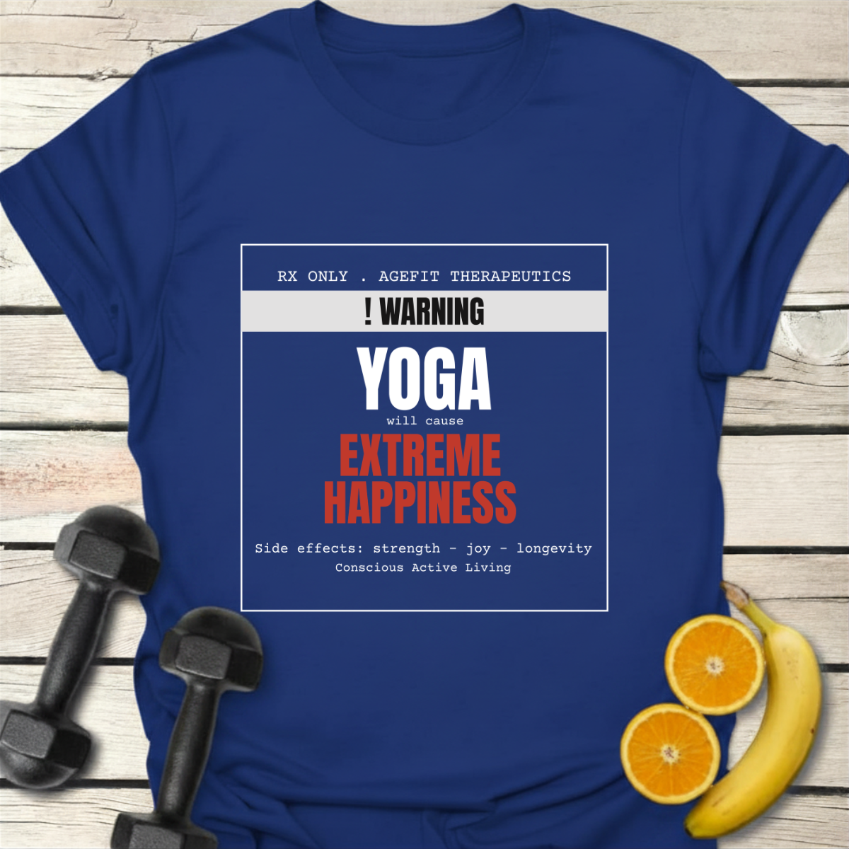 Warning Yoga Will Cause Extreme Happiness T-Shirt