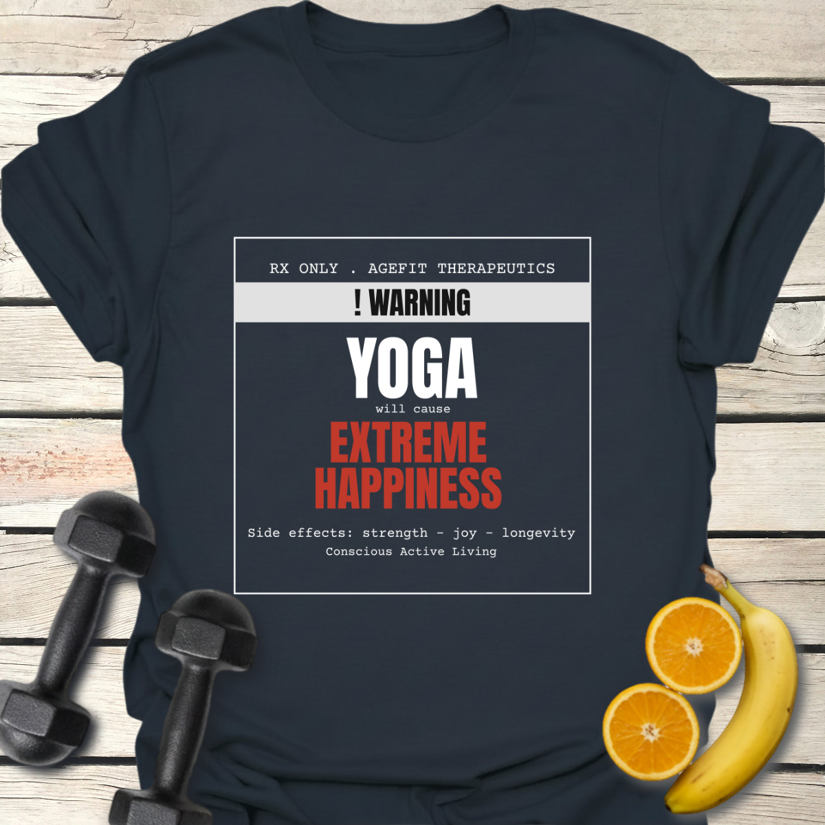 Warning Yoga Will Cause Extreme Happiness T-Shirt