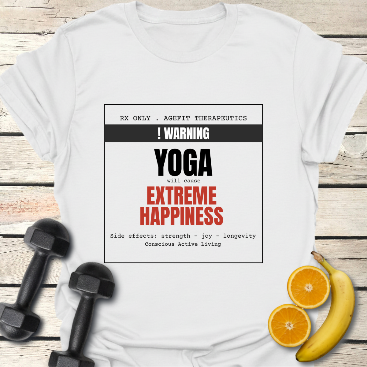 Warning Yoga Will Cause Extreme Happiness T-Shirt