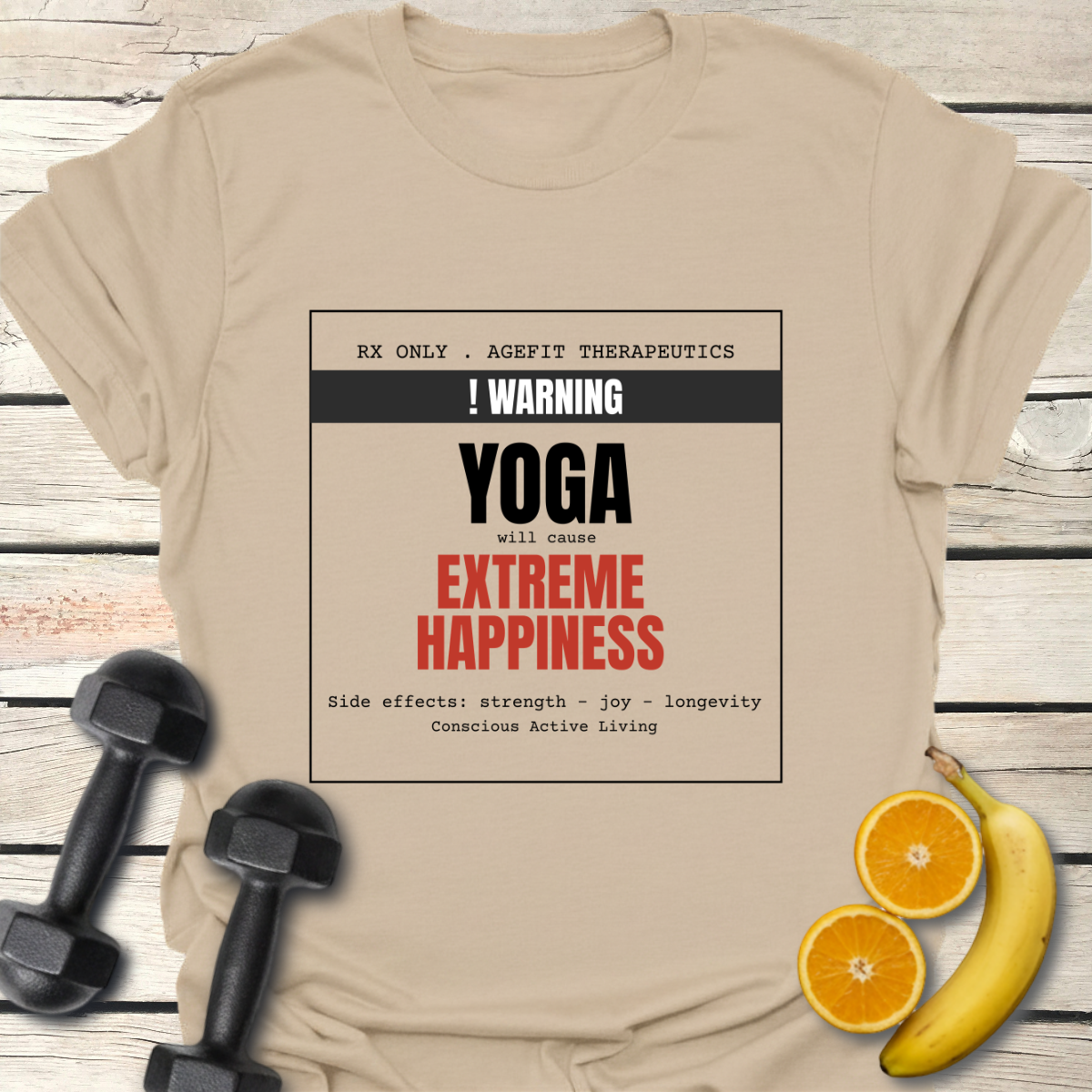 Warning Yoga Will Cause Extreme Happiness T-Shirt
