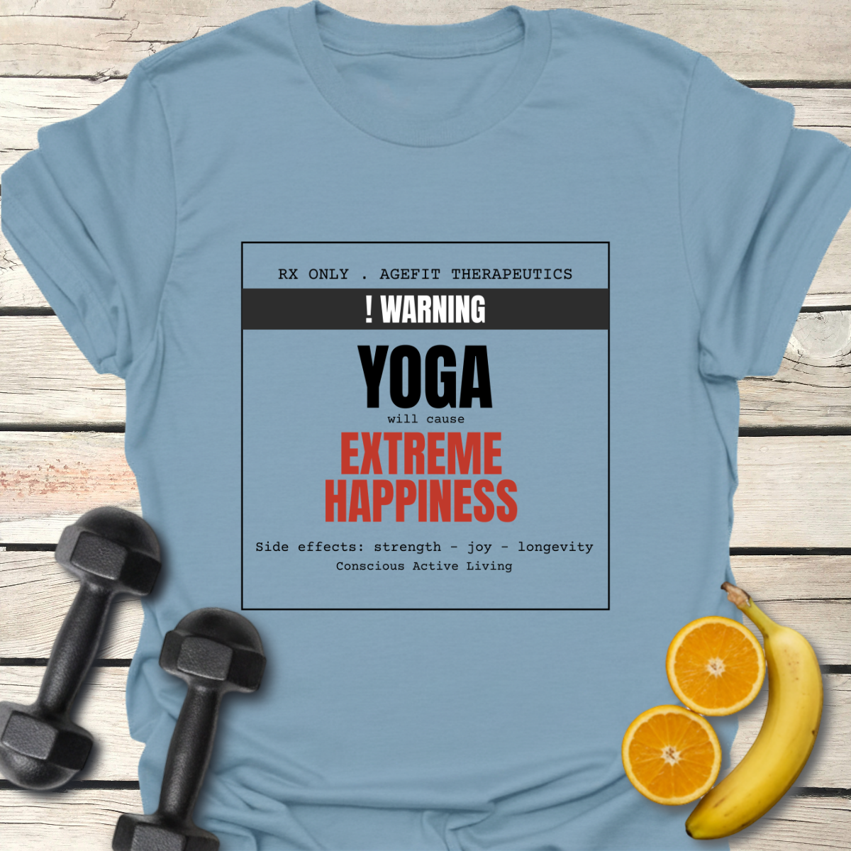 Warning Yoga Will Cause Extreme Happiness T-Shirt