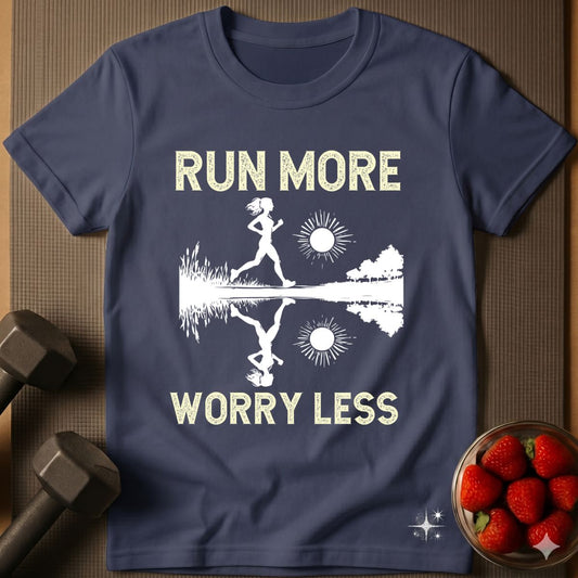 Run More Worry Less T-Shirt