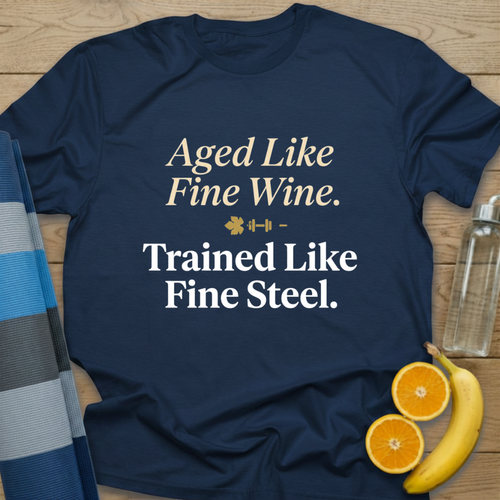 Aged Like Fine Wine Trained Like Fine Steel T-Shirt
