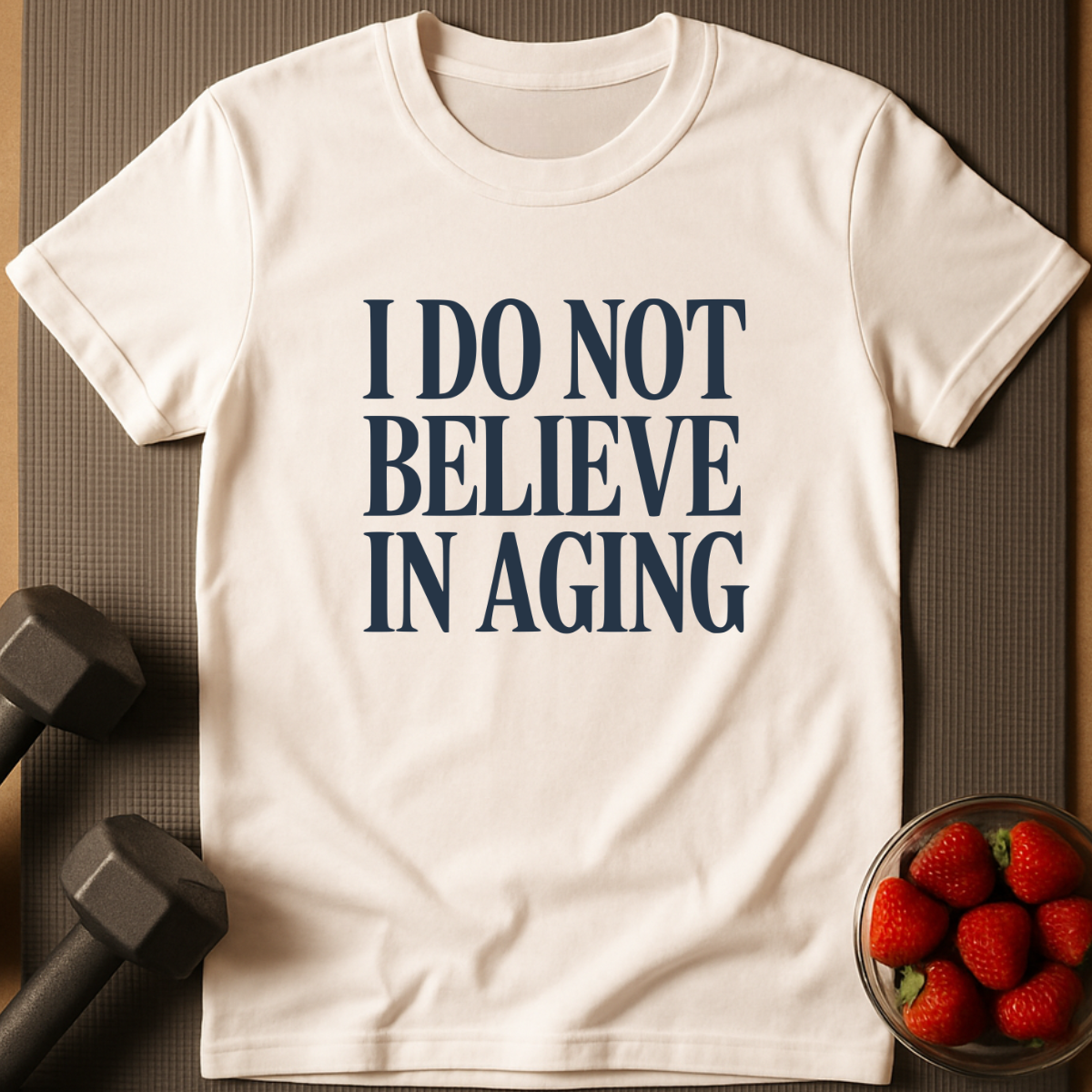 I Do Not Believe in Aging  T-Shirt