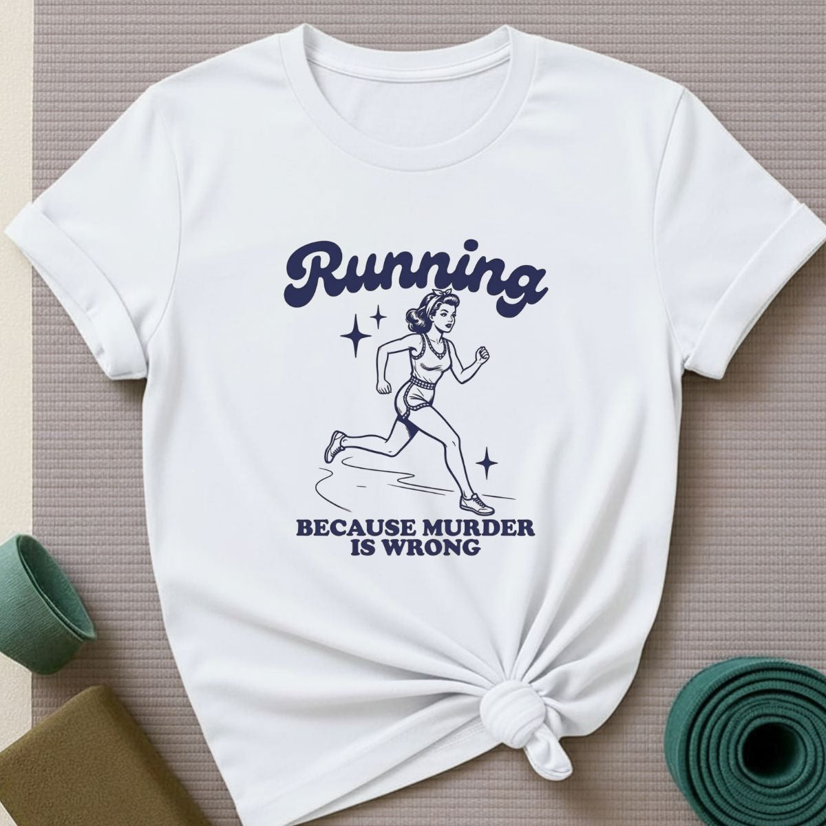 Running Because Murder is Wrong T-Shirt