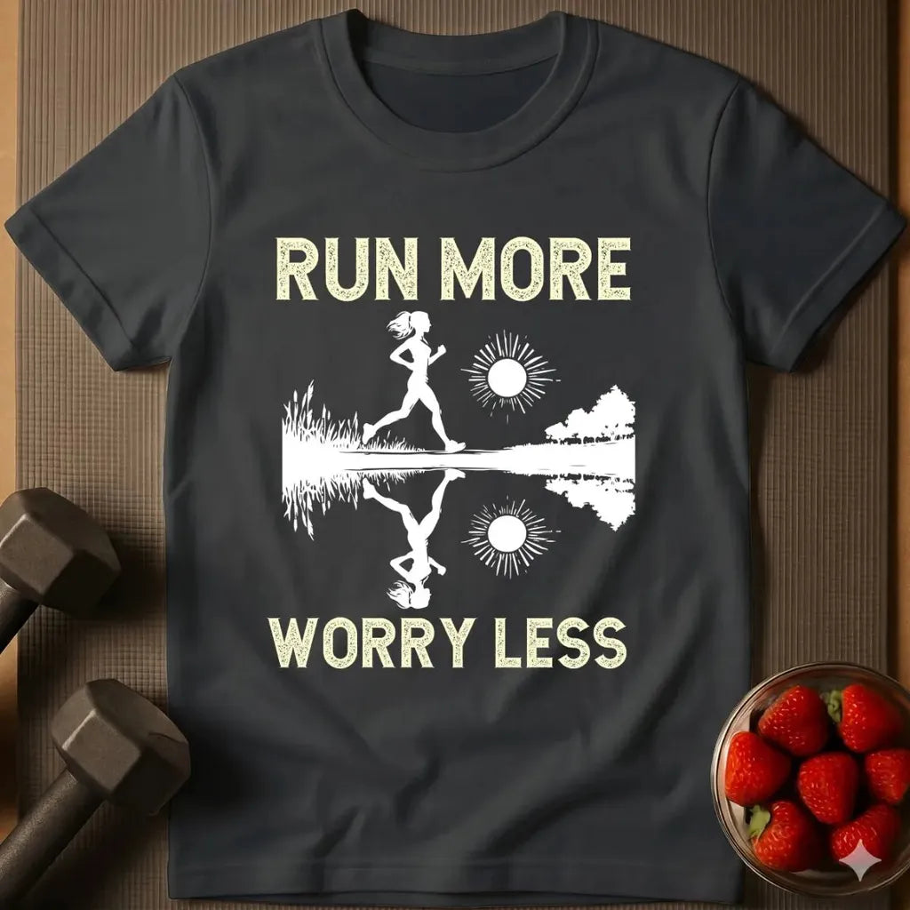 Run More Worry Less T-Shirt