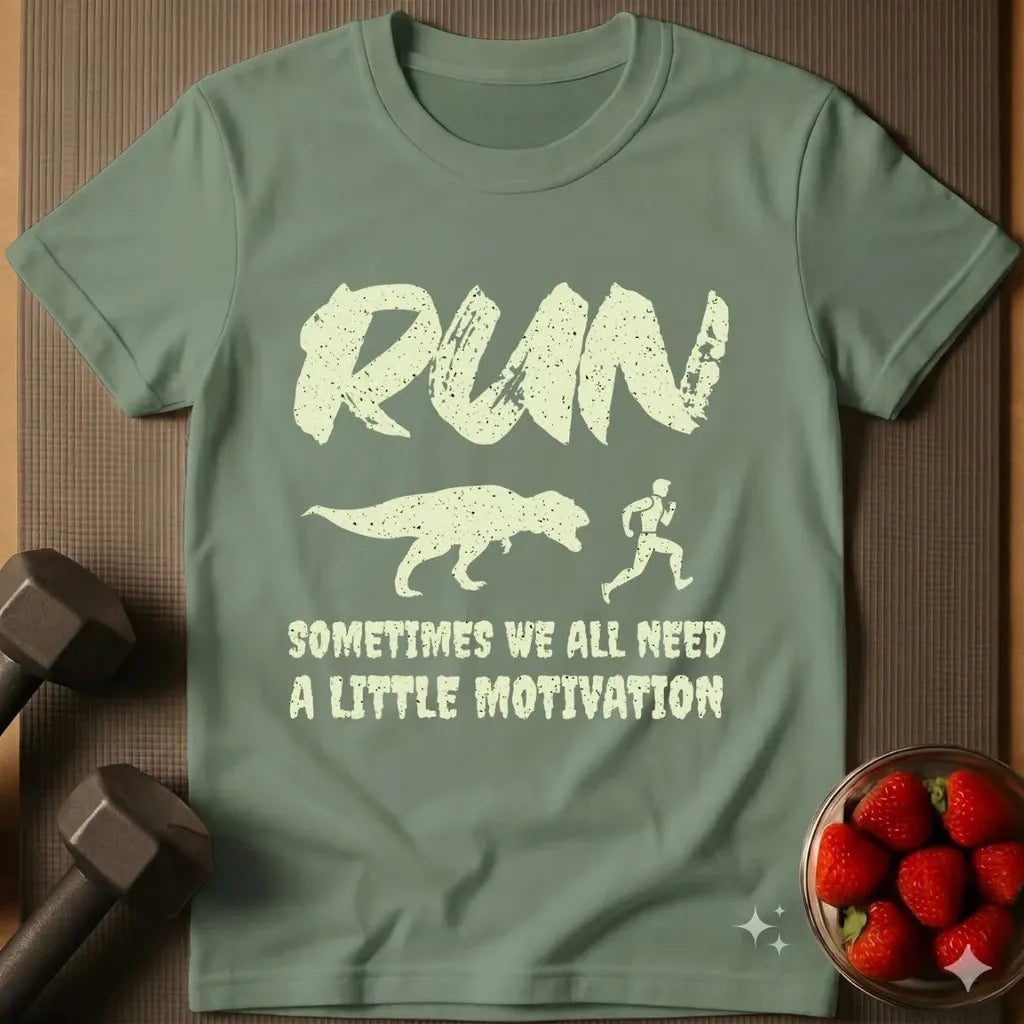 Run - Sometimes We All Need A Little Motivation T-Shirt