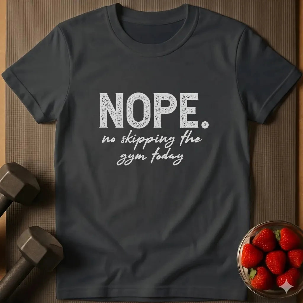 Nope. No Skipping the Gym Today T-Shirt