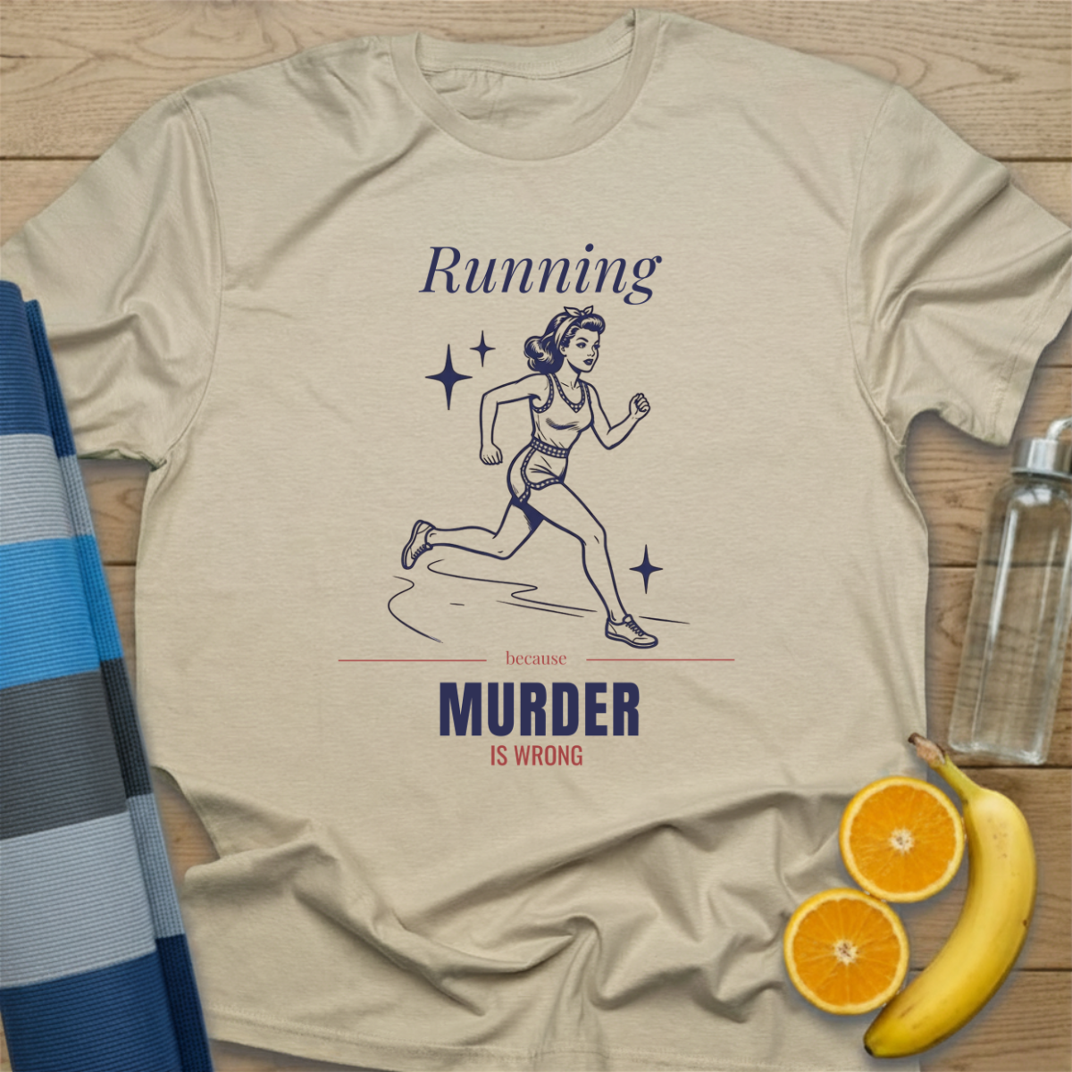 Running Because Murder is Wrong T-Shirt