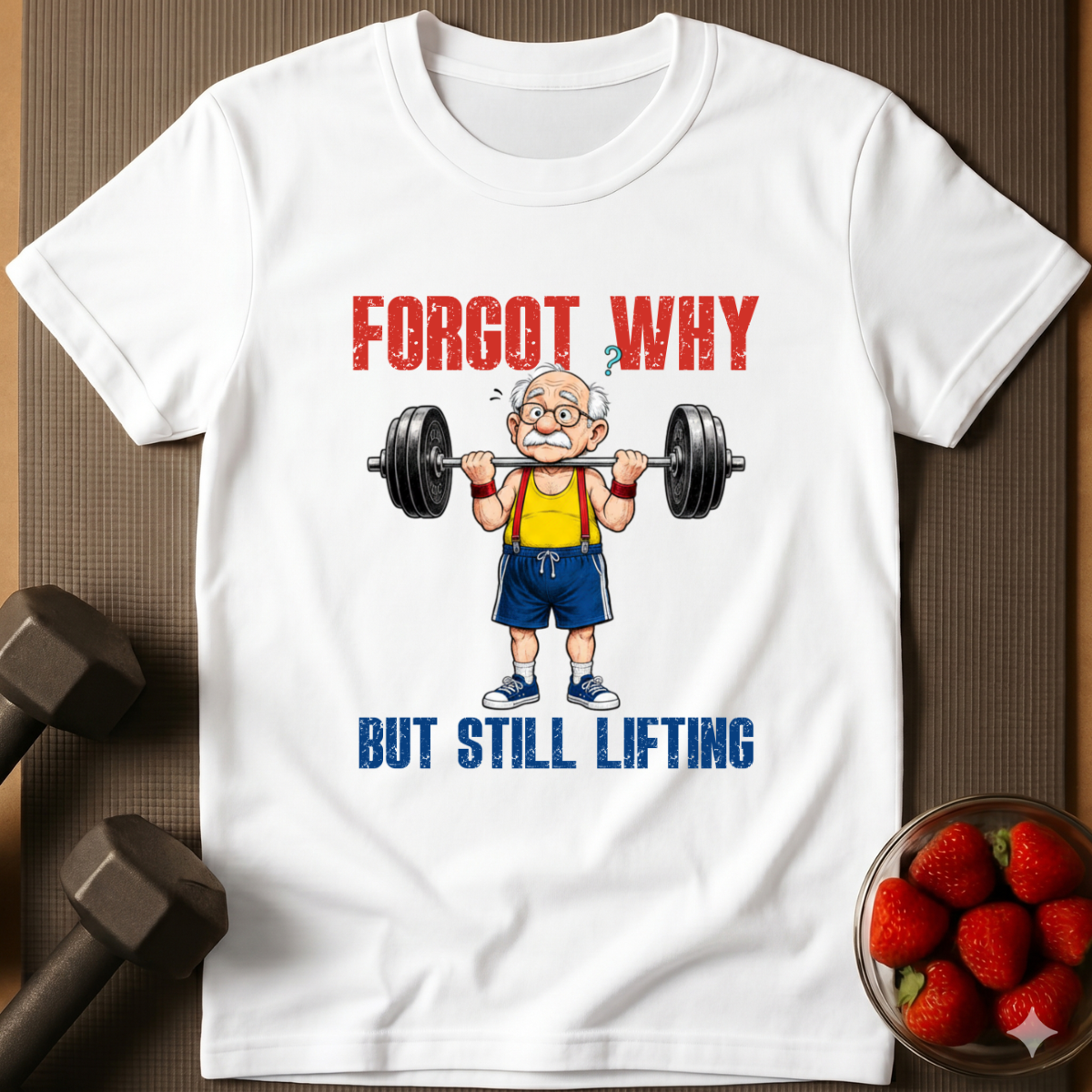 Forgot Why. But Still Lifting. – Humor Gym T-Shirt
