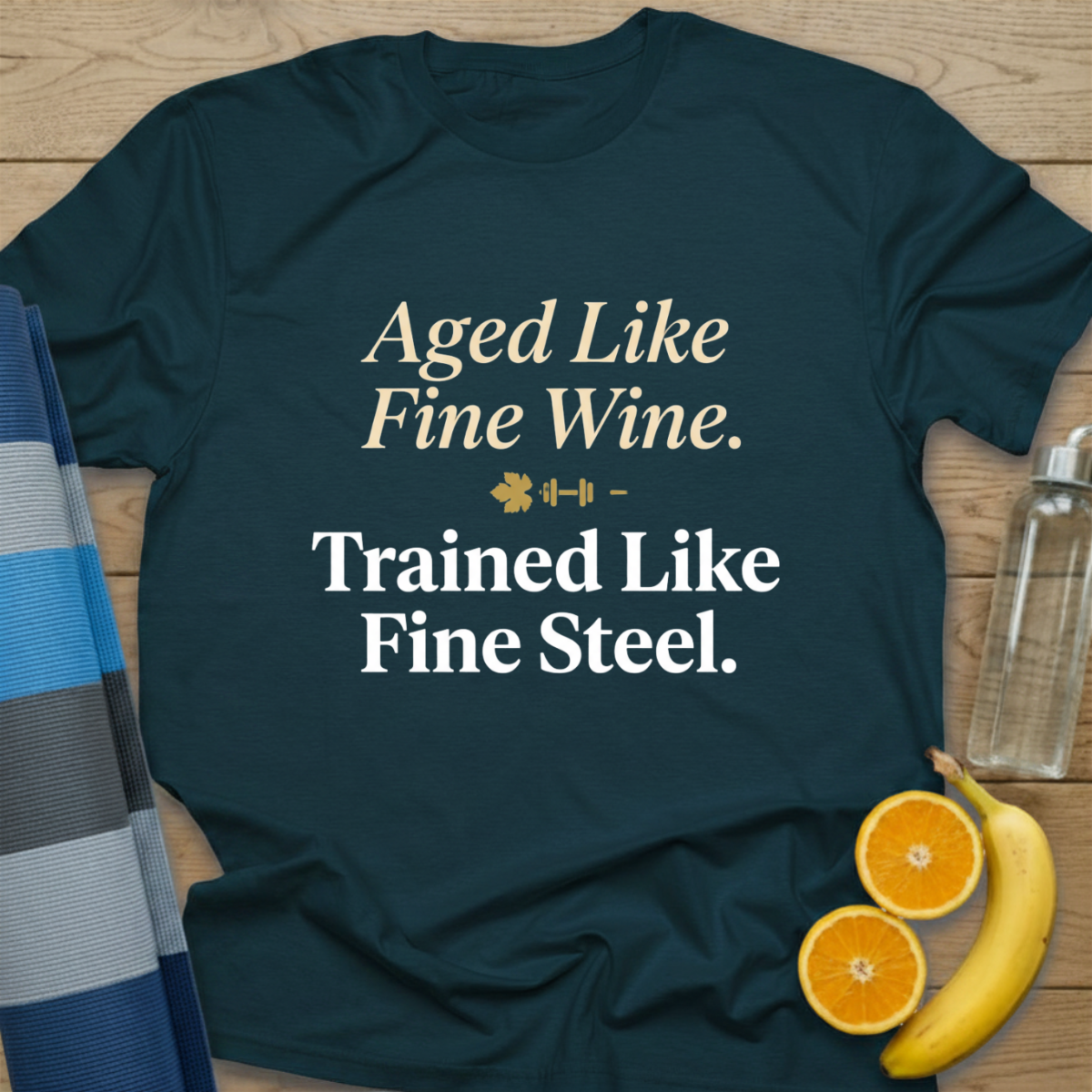 Aged Like Fine Wine Trained Like Fine Steel T-Shirt