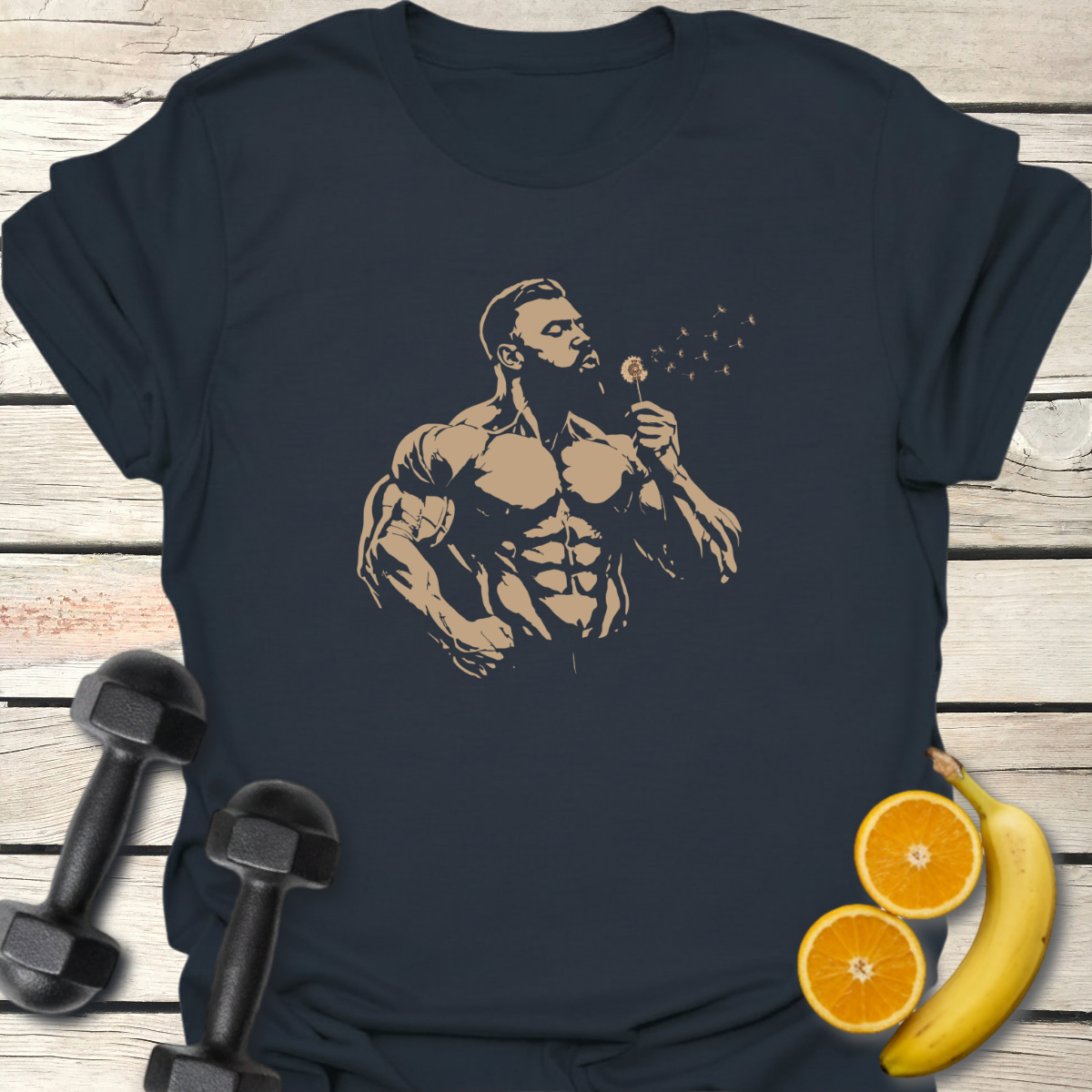 Muscles and Dandelion T-Shirt