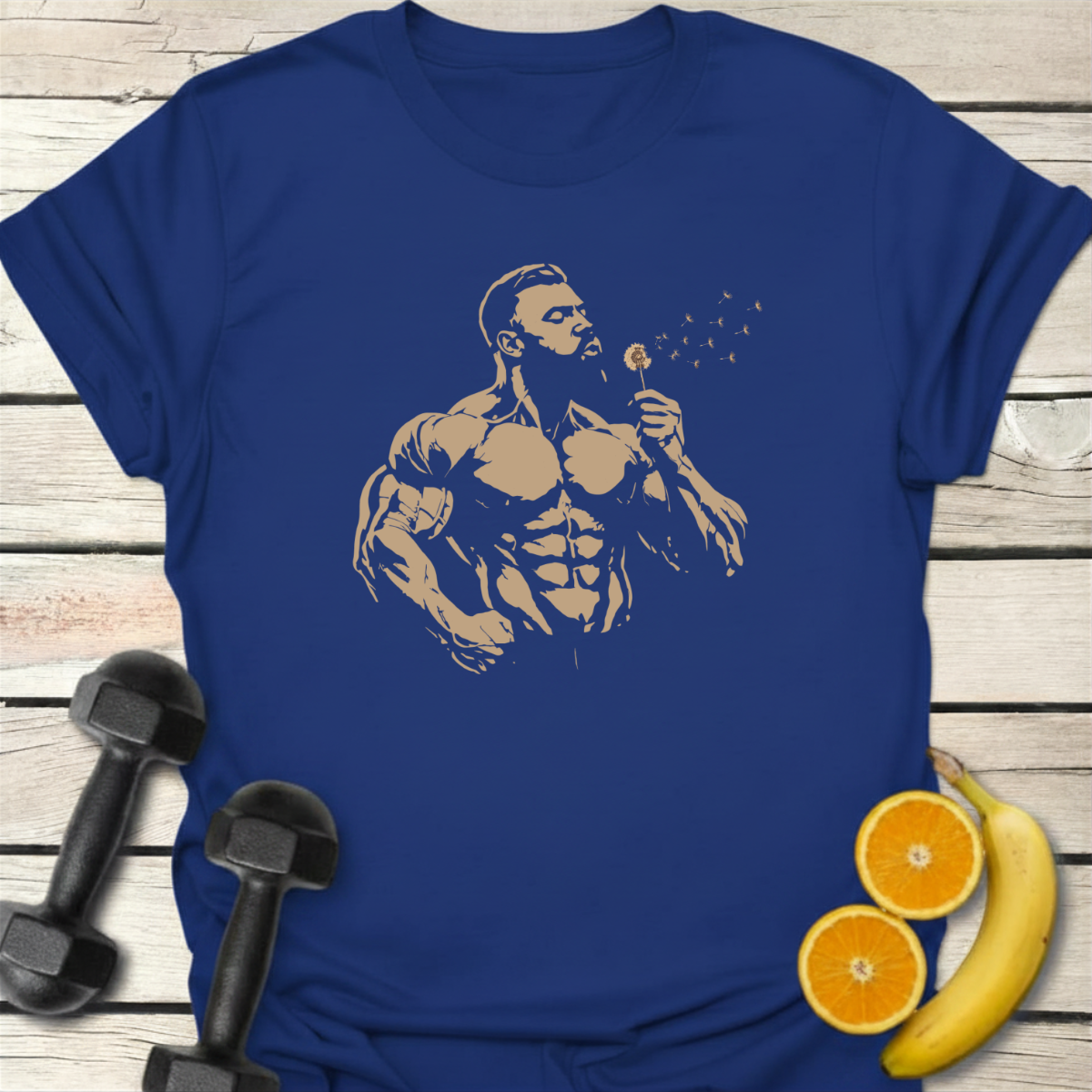 Muscles and Dandelion T-Shirt